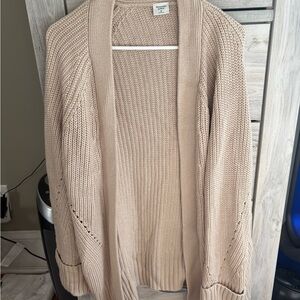 Abercrombie & Fitch Cream Knit Cardigan